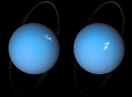 NASA与ESA共同公布哈勃拍摄的天王星极光照片